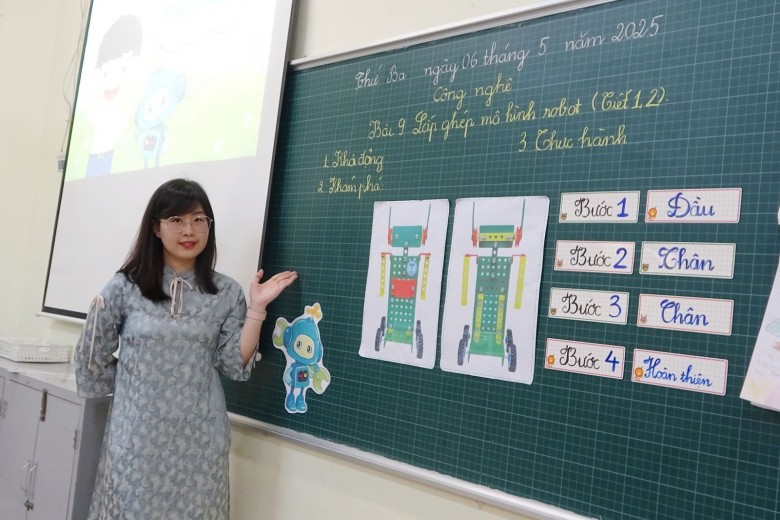 Chuyên đề “Lắp ghép mô hình robot” lớp 4C: Từ những mảnh ghép nhỏ đến bài học lớn về sáng tạo